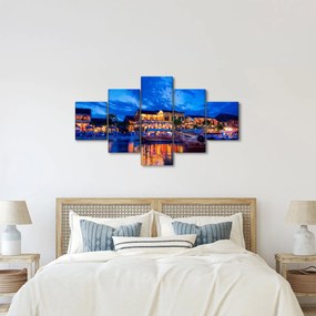 Obraz nocnego miasta Hoi An w Wietnamie (125x70 cm)