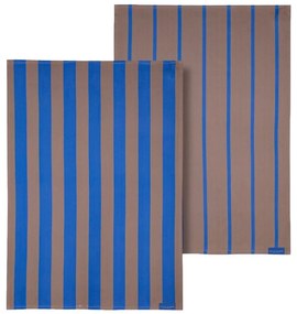 Bawełniane ścierki zestaw 2 szt. 50x70 cm Stripes – Mette Ditmer Denmark