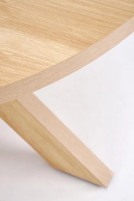 MORUS stół okrągły naturalny 120 cm, 4-osobowy