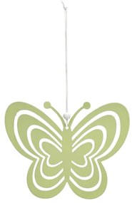 Wiszący metalowy motyl PASTEL BUTTERFLY - różne kolory Kolor: Pomarańczowy
