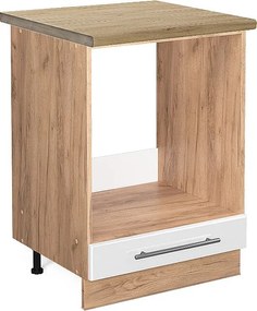 Szafka kuchenna biały wysoki połysk 60x60x82 fame-line