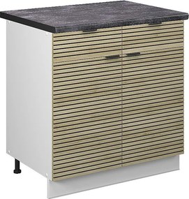 Szafka dolna do kuchni panel dębowy 80x60x82 fame-line