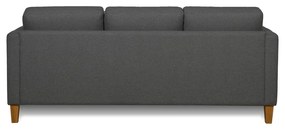 Ciemnoszara sofa 217 cm Eden – Scandic