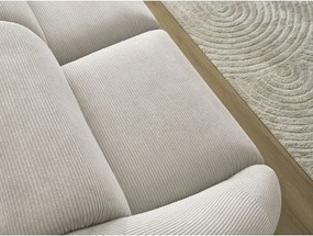 Beżowa sztruksowa sofa 250 cm Tina – Bobochic Paris