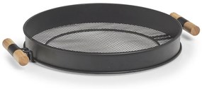 Taca metalowa z uchwytami, struktura siatki, Ø 48 cm, ZELLER