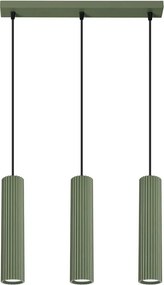 Oliwkowa lampa wisząca w loftowym stylu - D298 K3-R25