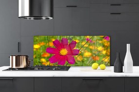 Panel Szklany Subtelny Pąk Kwiatowy