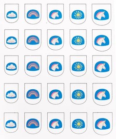 Zestaw kreatywny Magical Unicorn – Nail stickers – Rex London