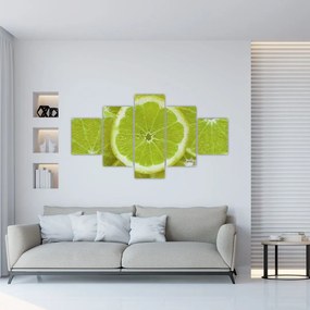 Obraz - pokrojone cytryny (125x70 cm)
