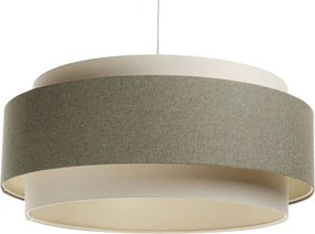 Lampa wisząca ERUTAN DUDU kremowa/zielona