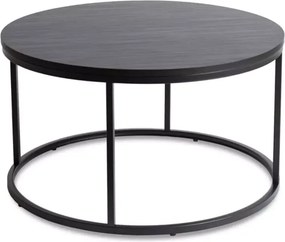 (Wyprzedaż) Stolik kawowy Berk, 80cm w kolorze czarnym