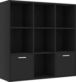 Czarny minimalistyczny regał C2-B17