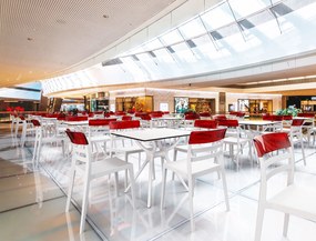 Stół do jadalni i kawiarni Air Table 80 kwadratowy