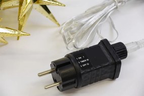 Łańcuch świetlny LED, 10 diod LED, gwiazdy, 12 cm