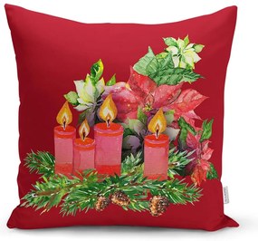 Tekstylna poszewka na poduszkę ze świątecznym motywem 43x43 cm – Mila Home