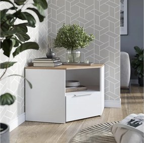 Lowboard biały/sonoma 68x68x50 wido