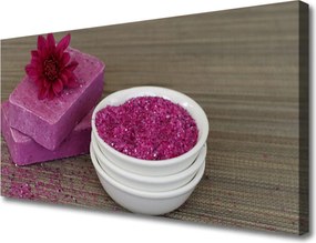 Obraz canvas na ścianę Naturalna Kompozycja Spa z Piaskiem