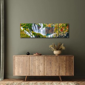 Obraz - Park Narodowy Jezior Plitwickich (170x50 cm)