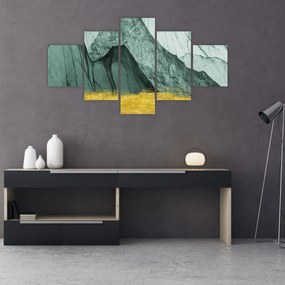 Obraz - Emerald Mountains N⁰2 (125x70 cm)