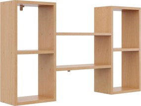 Minimalistyczna półka wisząca w kolorze buk C2-M38