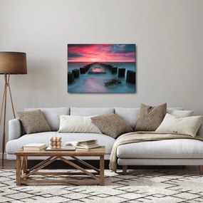 Obraz - Skały w morzu (70x50 cm)