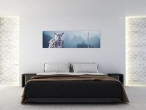 Obraz - Sowa śnieżna (170x50 cm)