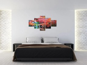 Obraz - Orientalny krajobraz (125x70 cm)