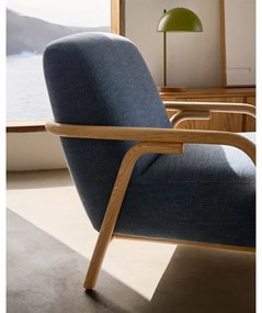 Niebieski fotel Sylo – Kave Home