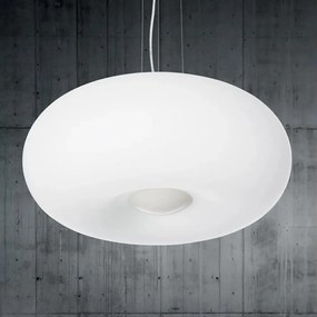 Ideal Lux - Lampa wisząca na przewodzie ULISSE 3xE27/60W/230V śr. 42 cm biała