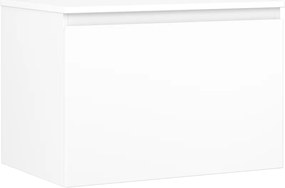 Mexen Orio szafka łazienkowa podumywalkowa 70 cm z blatem, 1 szuflada, biała mat - 91A10-07047-1-BFC01