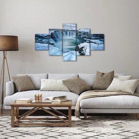 Obraz - Wodospad Bogów, Islandia (125x70 cm)