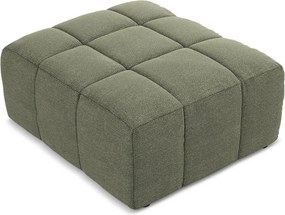 Zielony podnóżek z materiału bouclé Aloha – Makamii