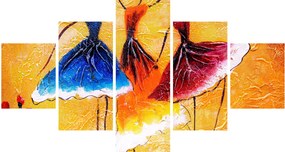 Obraz - Obraz olejny, baletki (125x70 cm)