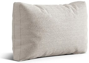 Beżowa poduszka na sofę z materiału bouclé Kemi – Cosmopolitan Design