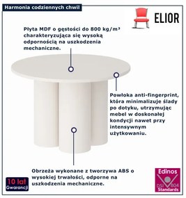 Nowoczesna matowa ława kaszmirowa 80 cm  T9-E56