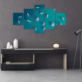 Obraz - Żaglówki (125x70 cm)