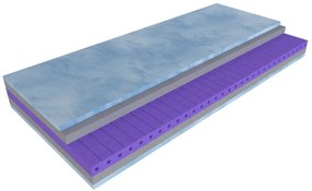 Średnio twardy piankowy materac 80x200 cm Blue magic – Materasso