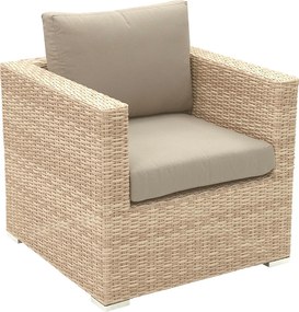 Zestaw rattanowy MALIBU dla 6 osób (cappuccino)