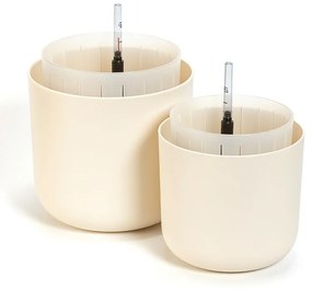 Plastia Doniczka samonawadniająca Tolita Air kremowy, śr. 19 cm, śred. 19 cm