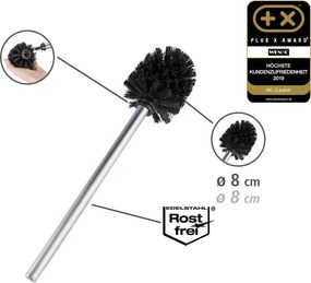 Stojak na papier toaletowy i szczotkę wc RIVALTA, 3w1, bambus, WENKO