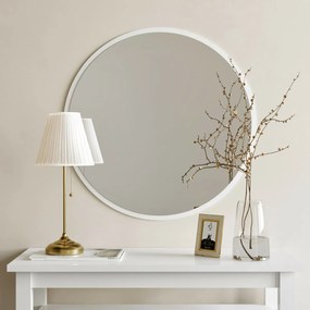 Lustro Yuvarlak Ayna Beyaz 60 cm