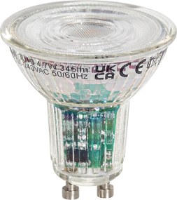 Zestaw 5 inteligentnych żarówek LED GU10 50mm przezroczystych 4,7W 345 lm 2200-4000K