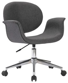 Szare krzesło obrotowe go biura i salonu - Orion