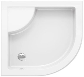 Ravak A217001020 - Brodzik prysznicowy ćwierćokrągły SABINA 90x90 cm biały