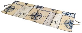 Leżak plażowy MARINE 137x49 cm, beżowy