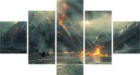 Obraz - Erupcja wulkanu (125x70 cm)