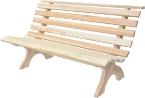 Drewniana ławka RETRO - NATURAL