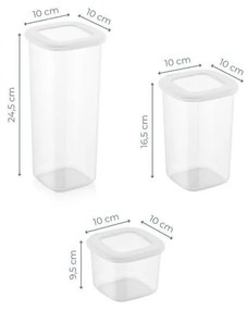 Pojemniki na żywność 24 szt. na żywność Fresco – Hermia