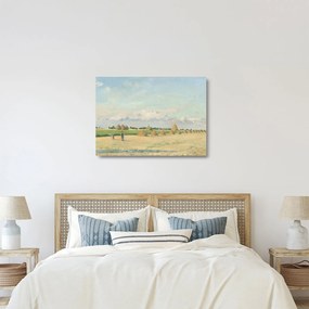 Obraz na szkle - Camille Pissarro, Landscape, Ile de France, reprodukcje (70x50 cm)