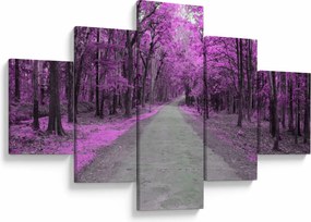 Obraz - Ścieżka przez park (125x70 cm)